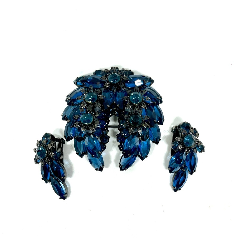 Juliana Laurel/Horseshoe Brooch & Earrings